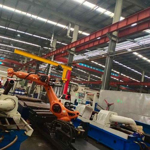 刮削滾光機作業現場